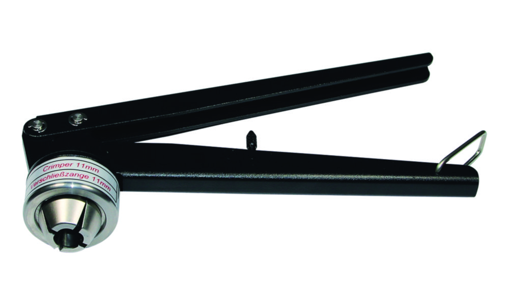 Crimper, LLG, N 20, adjustable height, for crimp caps/seals