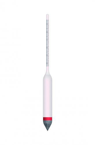 Density hydrometer, GECO Gering, wo. thermometer, 1.900 - 2.000 g/cm³