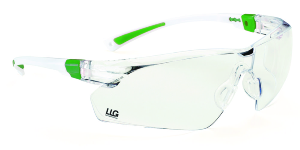 Safety glasses, LLG Lady ,white/green frame