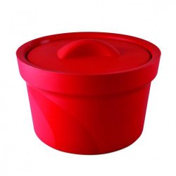 [9010635] Icepan Magic Touch 2, 2.5 ltr., round, w/lid, red