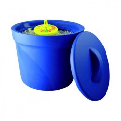 [9010636] Icepan Magic Touch 2, 4.0 ltr., round, w/lid, blue