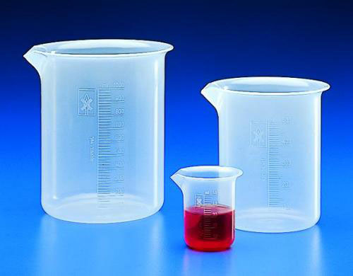 Beaker, 1000ml, PP graduated, low form autoclavab