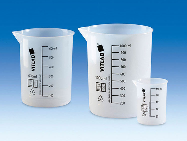 [9013707] Beakers, low form, ETFE, gradu ated, Capacity 400