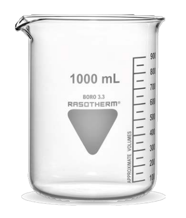 [9013913] Beaker, low form, Ø 105 x 145 mm 1000 ml, 10/pack