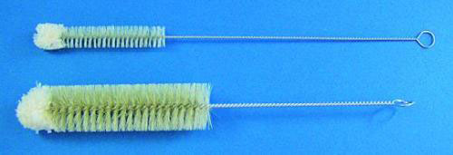 Brush, natural bristle w/wool tip, Ø10 x 190 mm