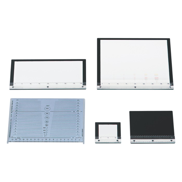 [9020136] Spotting guide, application template for TLC, Biostep, 200x100 mm