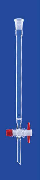 [9025913] Chromatography column with frit, Lenz-Laborglas, NS 14/23, 300 mm, Ø10 mm, 23 mL