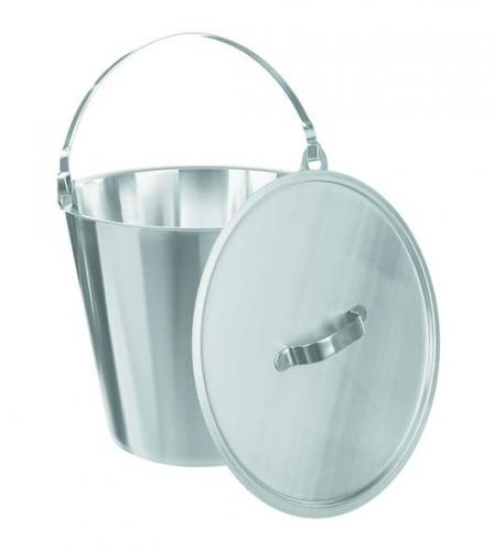 [9040325] Buckets, st. steel, graduated, with handle, 6 ltrs