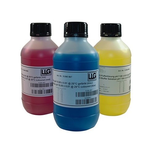 Buffer, technical, LLG, pH 7,00 ±0,01, 25°C, yellow, 1000 mL