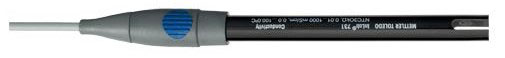 Conductivity cell, Mettler-Toledo Inlab 731-2m, 4 graphite, NTC, k=0,57 cm-1, Mini-DIN 2 m