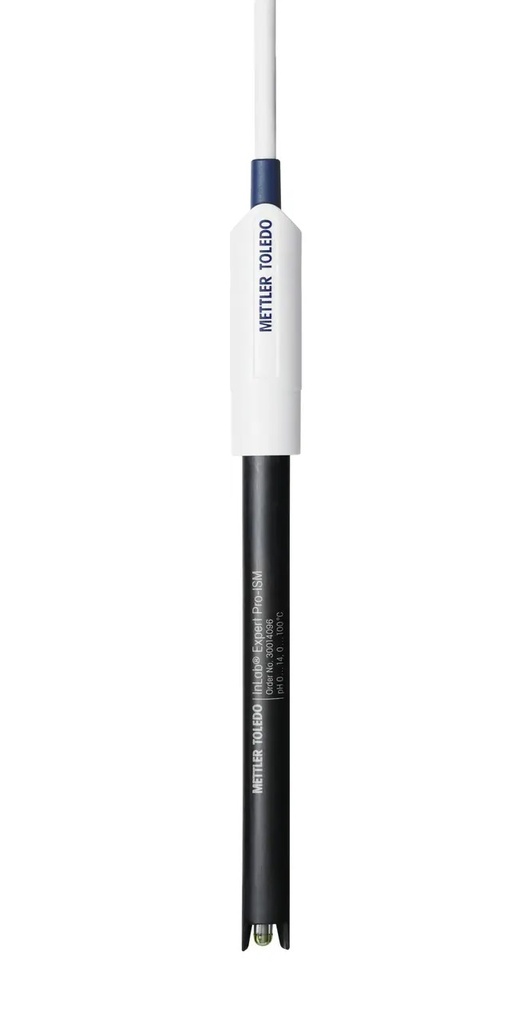pH electrode, Mettler-Toledo InLab Expert Pro-2m-ISM, plastic, gel, NTC, BNC/RCA 2 m