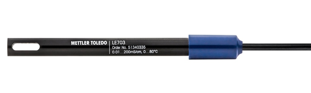 [9041621] Conductivity cell, Mettler-Toledo LE703, 4 graphite, NTC, k=0,55 cm-1, Mini-DIN 1 m