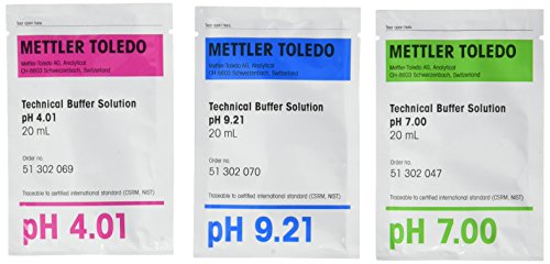 [9041816] Buffer, technical, Mettler-Toledo, pH 4,01 ±0,02, 25 °C, 20 mL sachet, 30 pcs