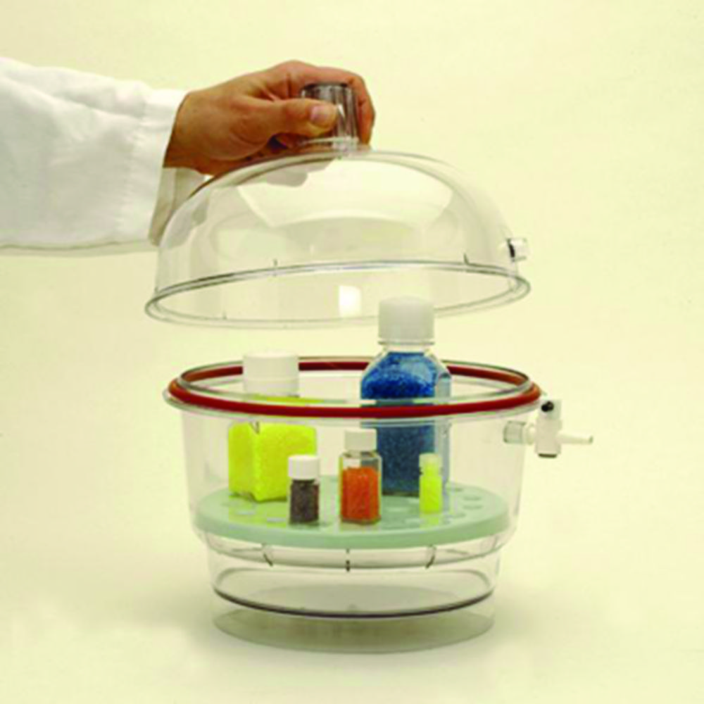 [9042690] Desiccators, plastic, vacuum, Nalgene Type 5311,