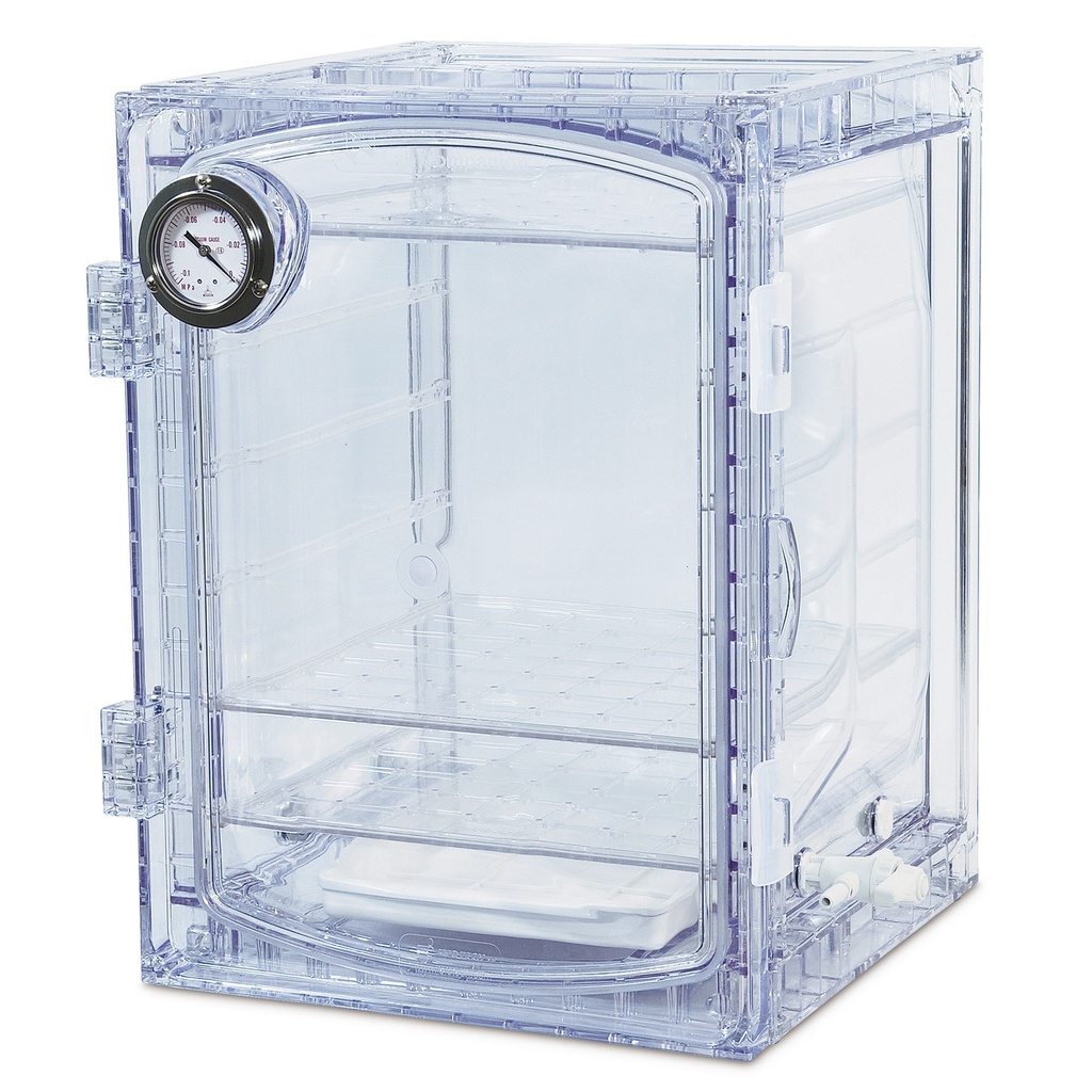LLG-Vacuum desiccator, cubic PC, 420x397x491mm