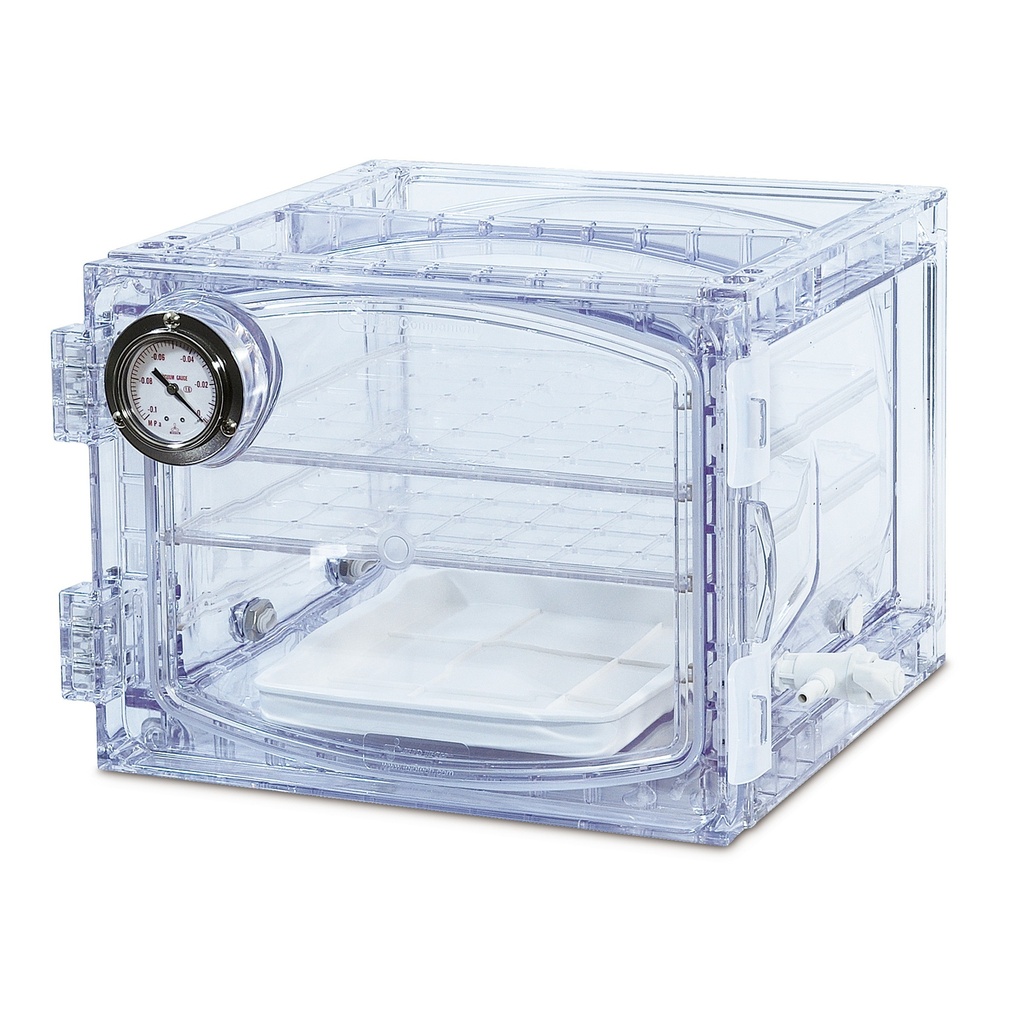 [9042767] LLG-Vacuum desiccator, cubic PC, 420x392x281mm