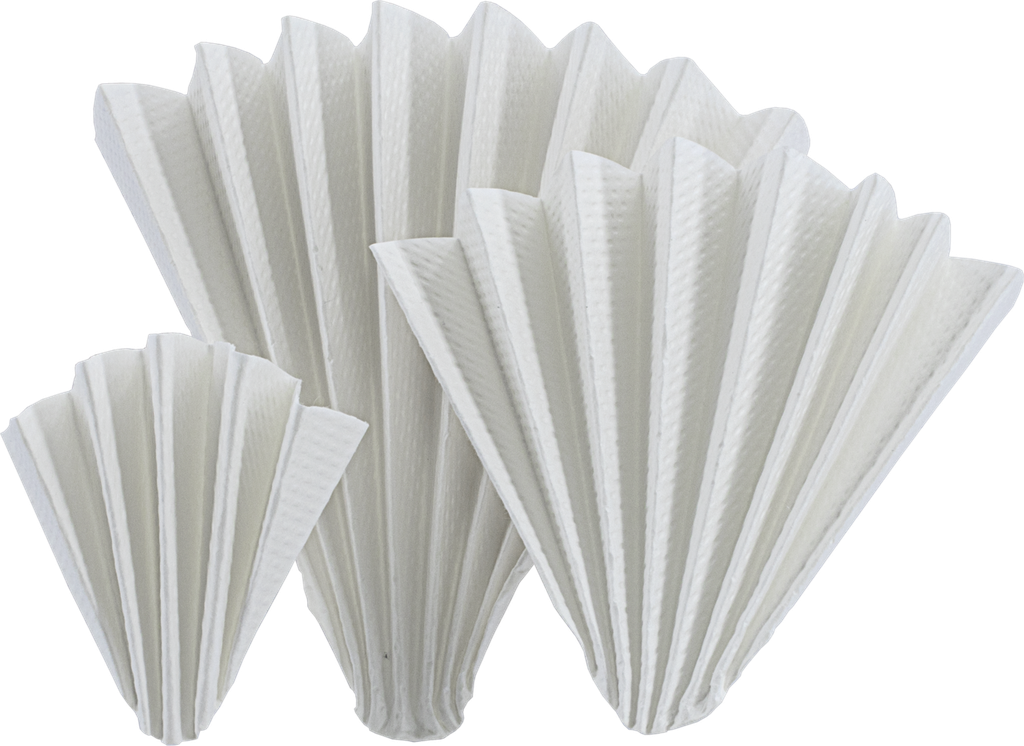 Folded filter, Macherey-Nagel MN 612, technical, fast, Ø240 mm, 100 pcs