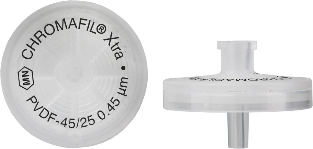Syringe filter, Macherey-Nagel CHROMAFIL Xtra, PVDF, Ø25 mm, 0,45 µm, 100 pcs