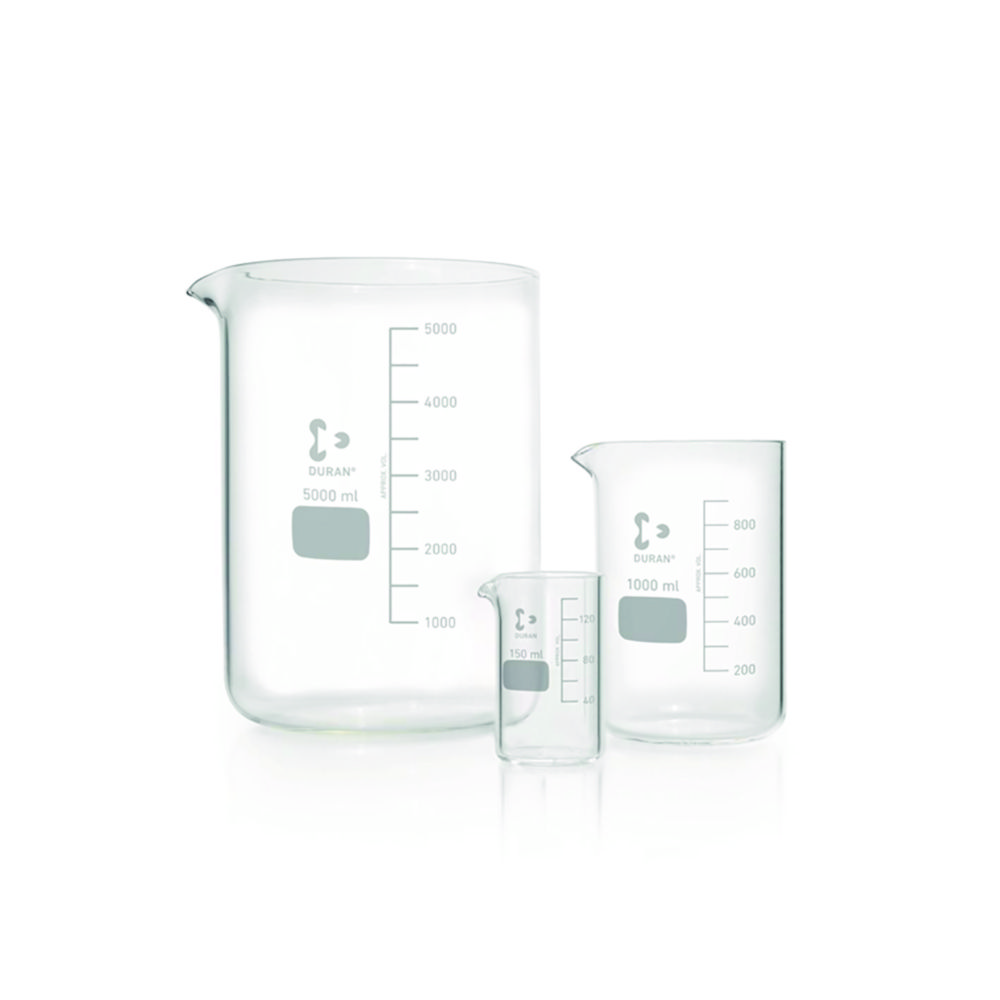 Filter beakers, Duran, heavy w all, Capacity 2000