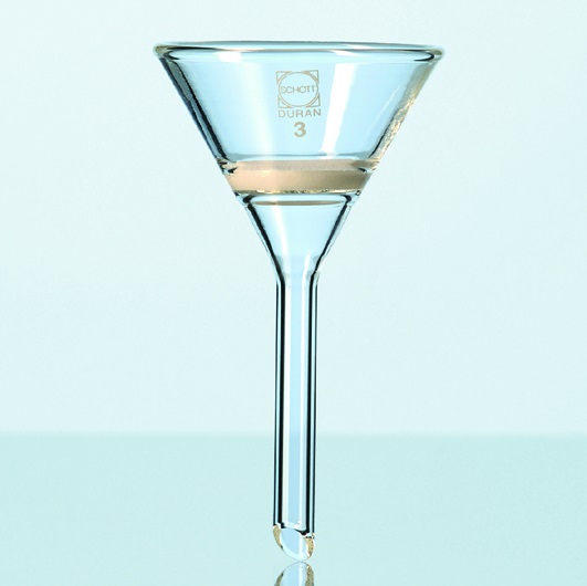 Filter funnel, DURAN, conical type 39D, Ø25 mm filter, por. 4, 10-16 µm, 25 mL