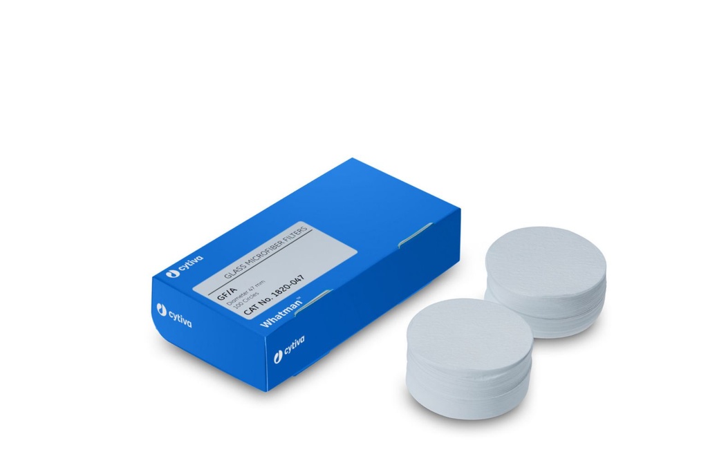 Filter circles, glass microfiber, Whatman, Grade GF/A, Ø24 mm, 1,6 µm, 100 pcs