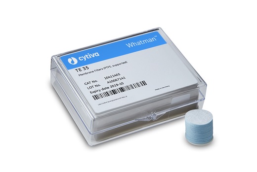 Membrane filter, Whatman TE Range (TE 35), PTFE, Ø47 mm, 0,20 µm, 50 pcs