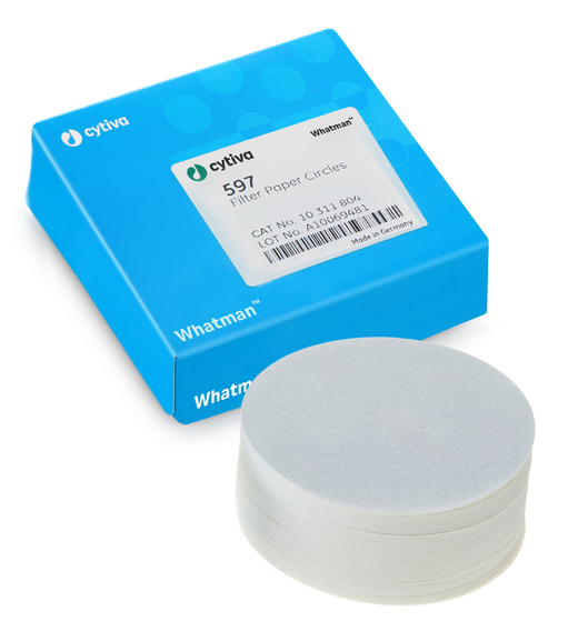 Filter circles, Whatman, qualitative, Grade 597, Ø110 mm, 4-7 µm, 100 pcs