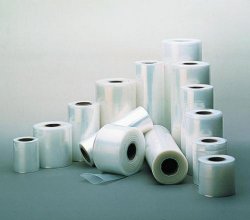 Plastic film 250x0,10 mm tubul ar, transparent in