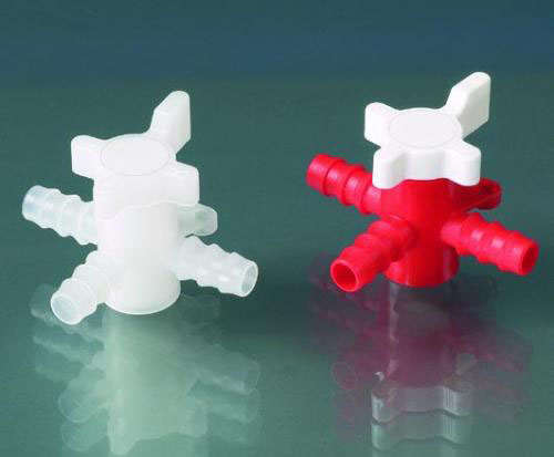 [9116780] Three-way valves, Laboplast®, For tubing bore 11