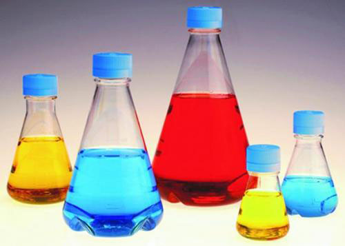 Erlenmeyer flask 2000ml, PETG, sterile, plane bott