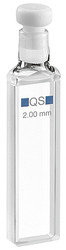 Macro-cuvette 110-QS, 2mm thickness quartzglass SU