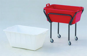 Tub, 85 L, red