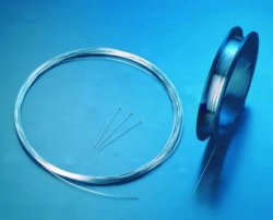 Platinum wire, Platinum-iridiu m 90/10, cm, Dia. 1