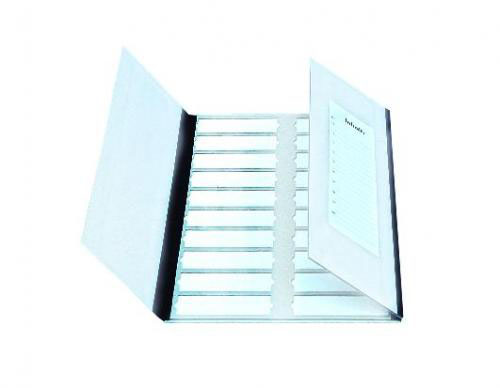 Slide folder, for 76 x 26mm microscope slides