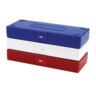 Slide box, red for 50 slides 76x26 mm cork insert