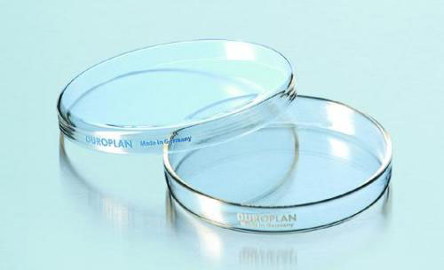 Petri dishes, Duroplan, with l id, Dia. 100 mm, He