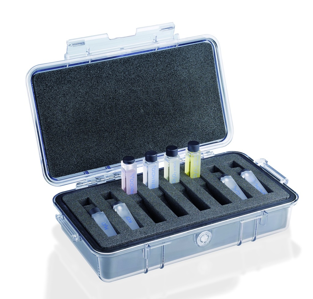 Calibration standard set liquid filters Ph. Eur