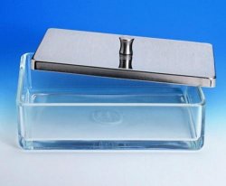 Instrument boxes, glass, Lid w ith , Width 60 mm,