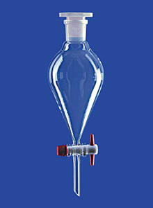 [9203465] Separating funnels, glass, con ical, with PTFE key
