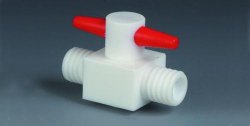 [9207154] GL connection stopcocks, PTFE, Neck thread 18 GL,