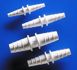 Tubing connectors, straight, for tubing bore 13 to 15 mm,