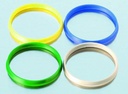 [9209077] Pouring rings, ISO bottle, PP, blue, Neck thread