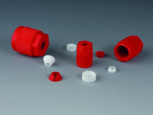 Laboratory threaded joints GL18 2,0 mm, PTFE/HOSTA