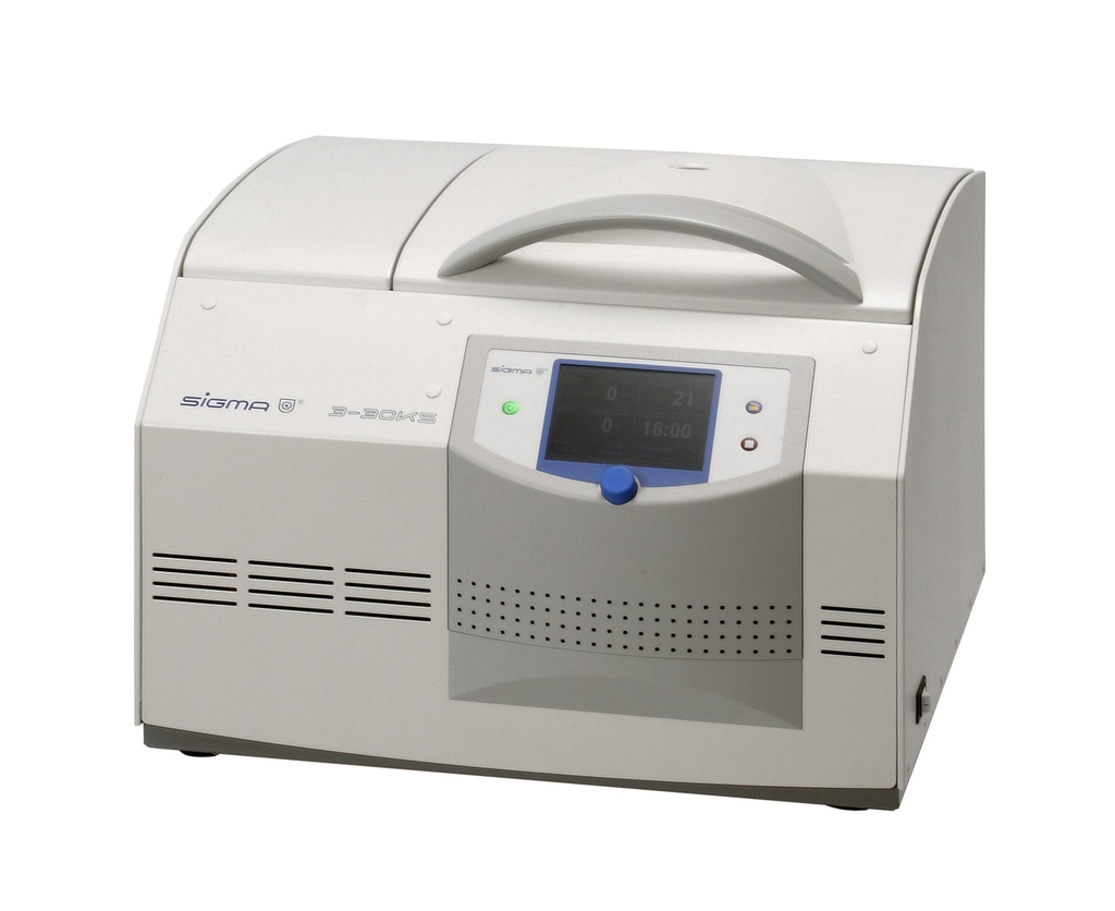 Sigma 3-30KS, refrigerated highspeed table top cen