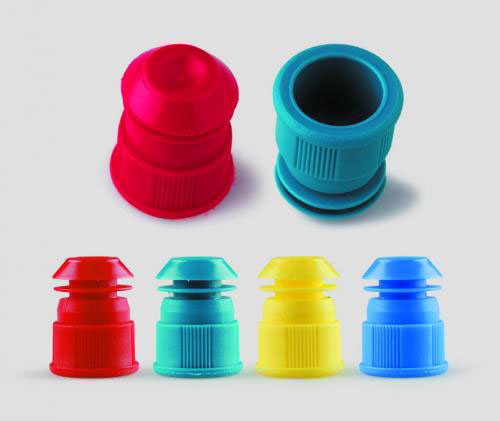 LLG  stopper for test tube Ø15/16 mm, red