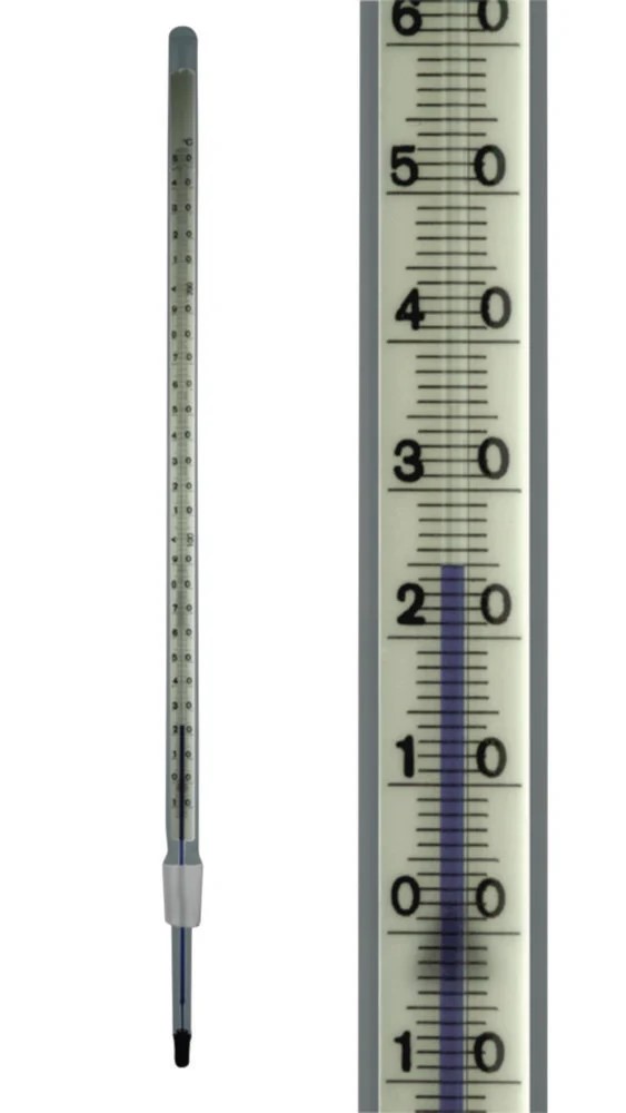 Thermometer w/ground joint, 100mm, -10 - 150:0,5°C