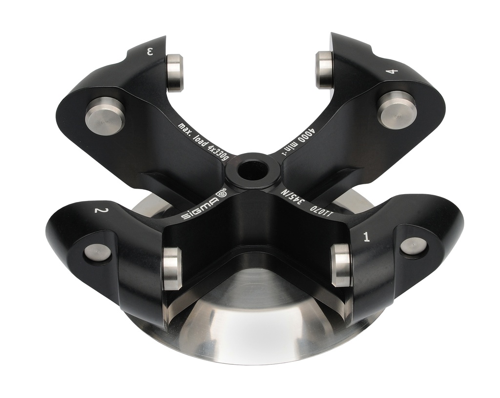 Swing-out rotor, 4 place for bucket 13296, 13299