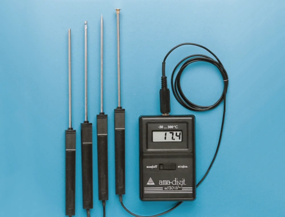 Thermometer, digital, -50 - +3 00 °C, AMA-digit ad