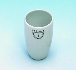 Crucibles, porcelain, tall form, 140 ml