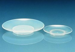 Watch glasses with base, PP, D ia. 125 mm